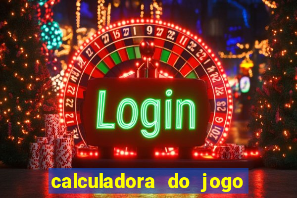 calculadora do jogo do bicho